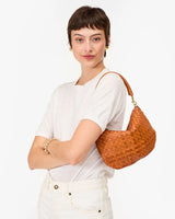 Petit Moyen Messenger, Woven Natural Checker