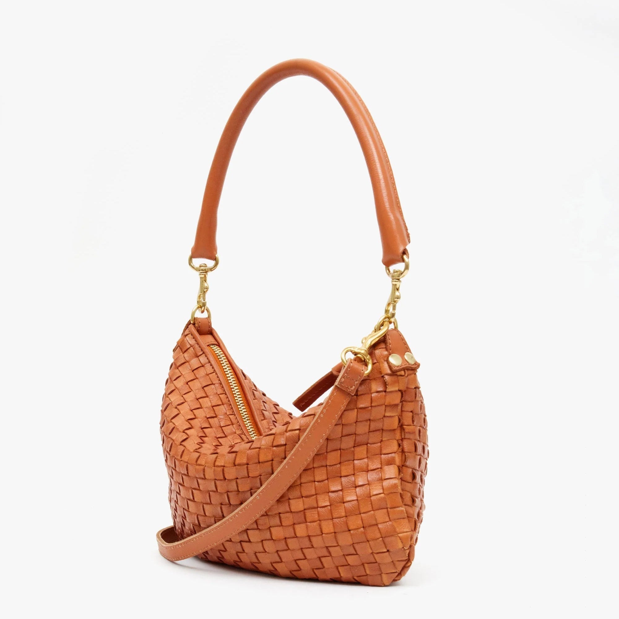 Petit Moyen Messenger, Woven Natural Checker