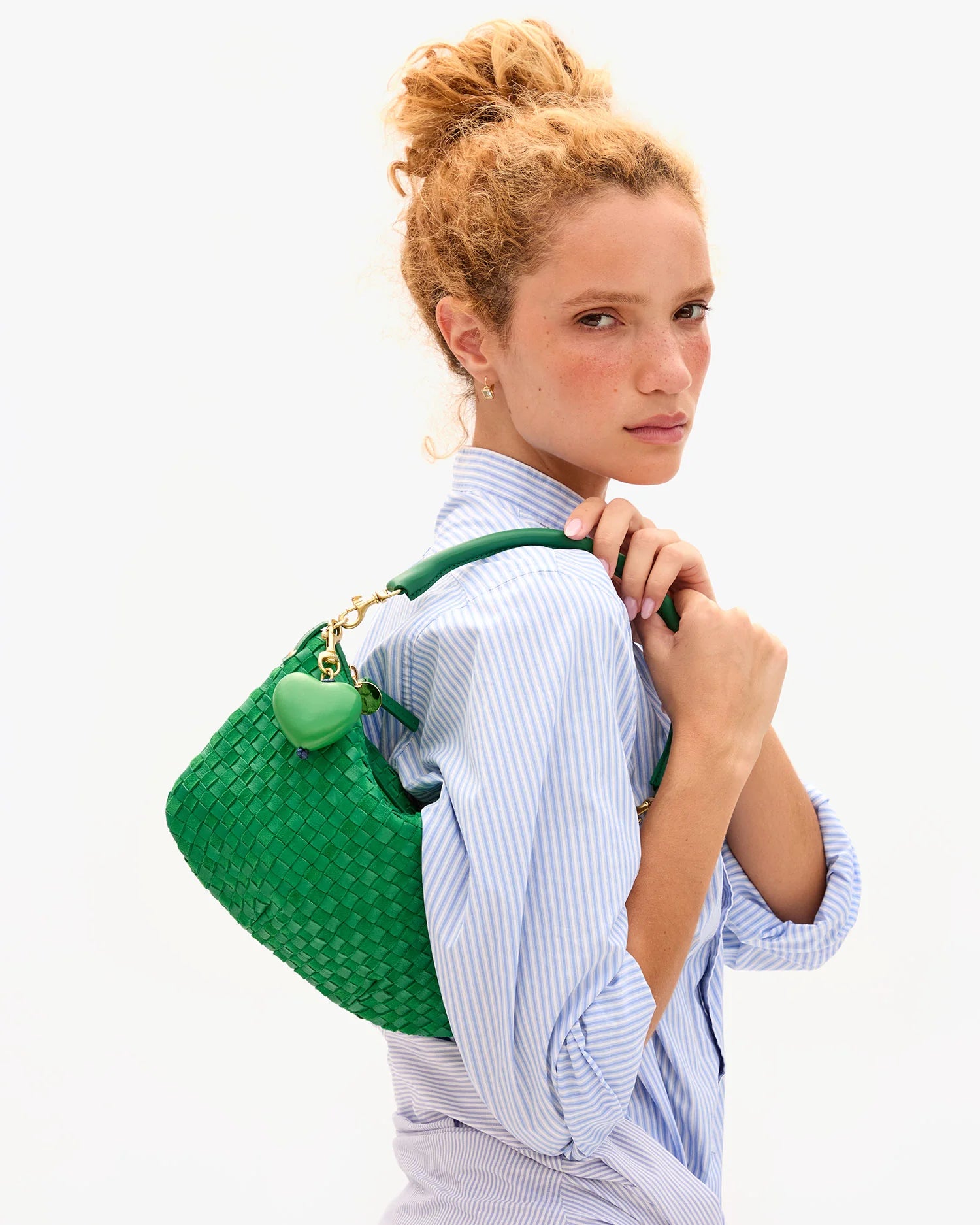 Petit Moyen Messenger, Grass Woven Checker