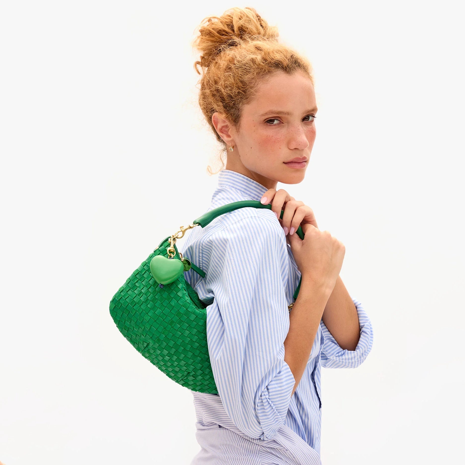Petit Moyen Messenger, Grass Woven Checker