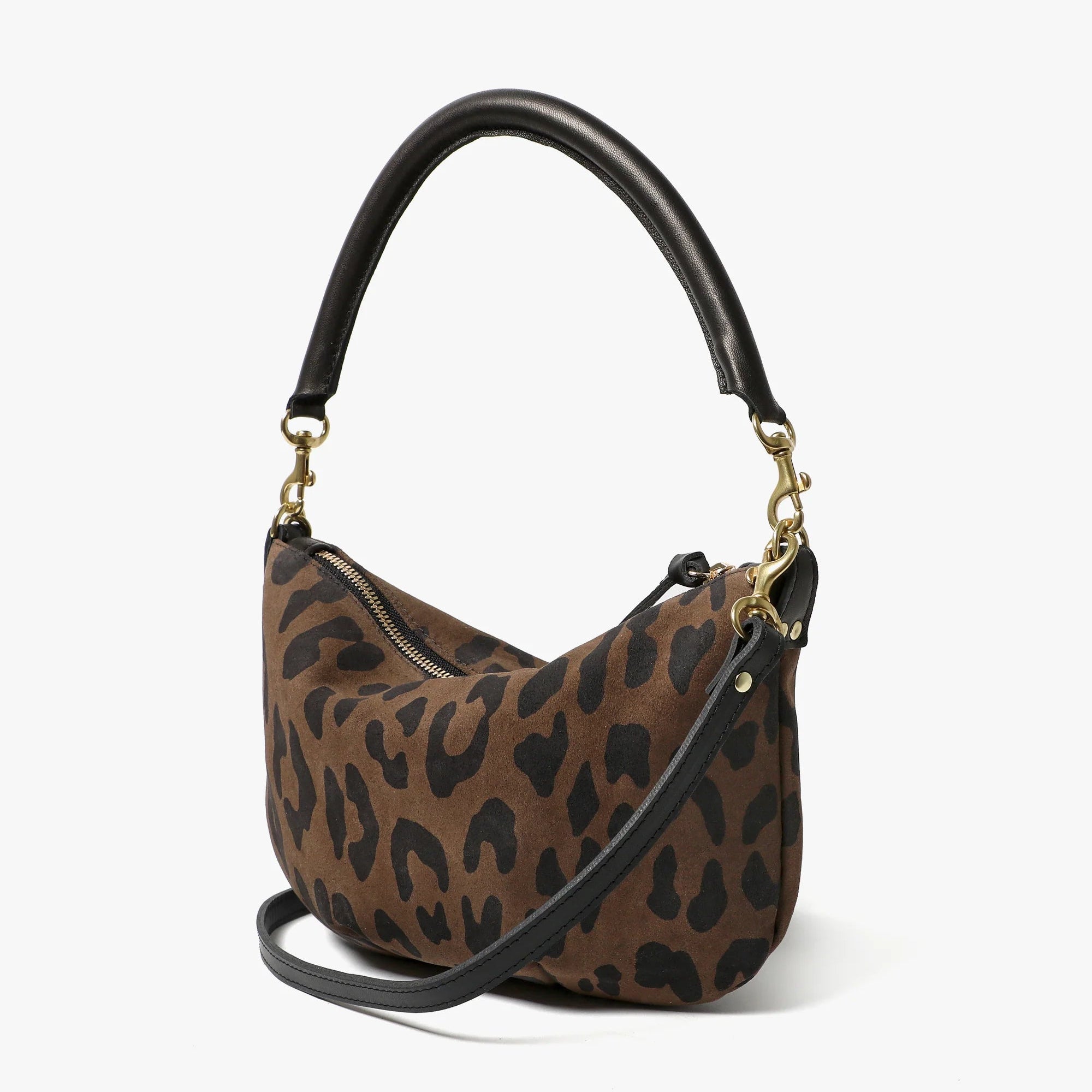 Petit Moyen Messenger, Cocoa Pablo Cat Suede