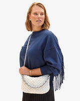Petit Moyen Messenger, Puffy Cream Woven