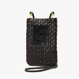 Poche, Black Woven Checker