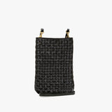 Poche, Black Woven Checker