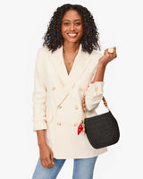Petite Pot de Miel, Black with Bamboo Handle
