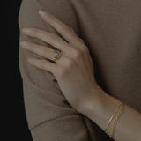 Brown Diamond Galaxy Ring