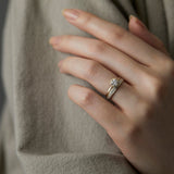 White Diamond Double Eternity Band