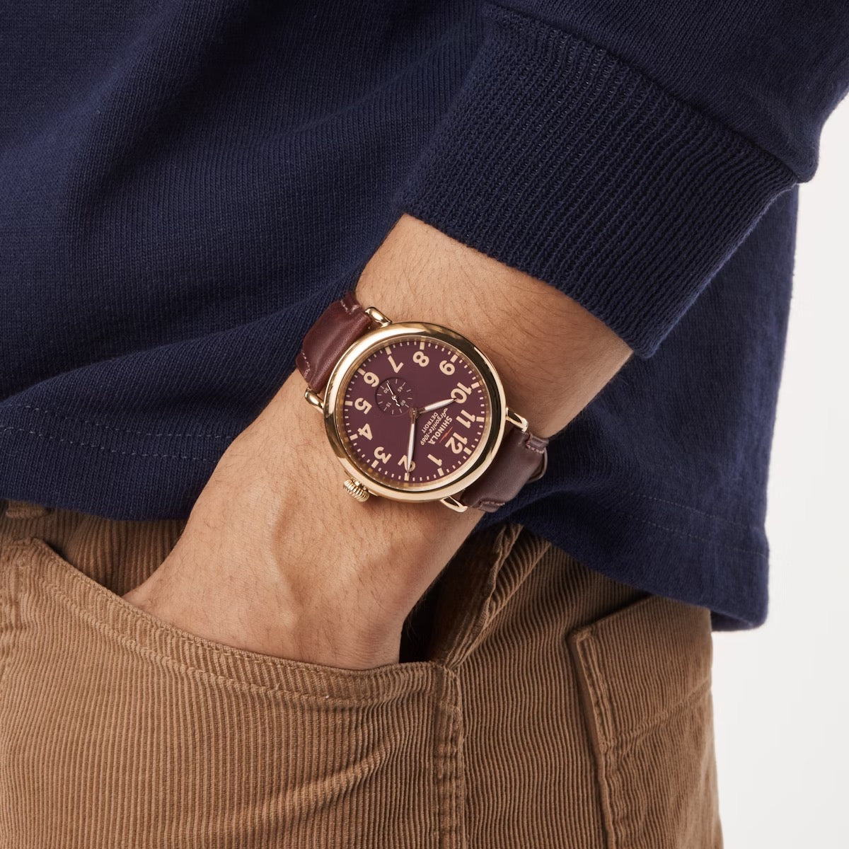 Shinola | The Runwell Sub Second 47mm Watch – LAPIS