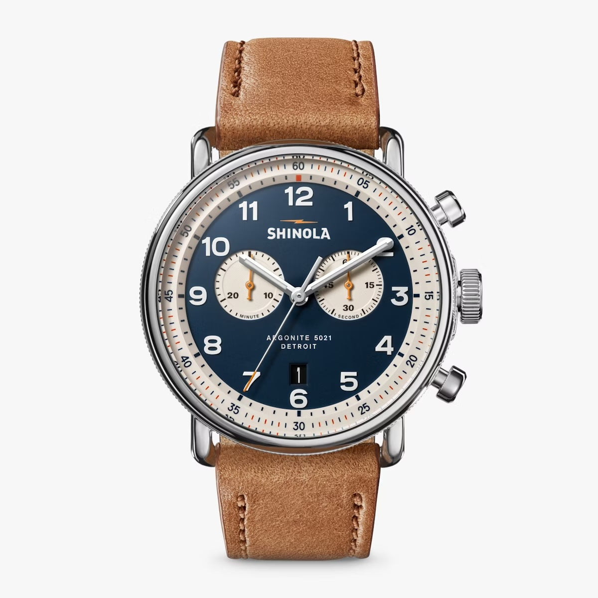 Shinola | The Canfield 43mm 2-Eye Chrono Watch