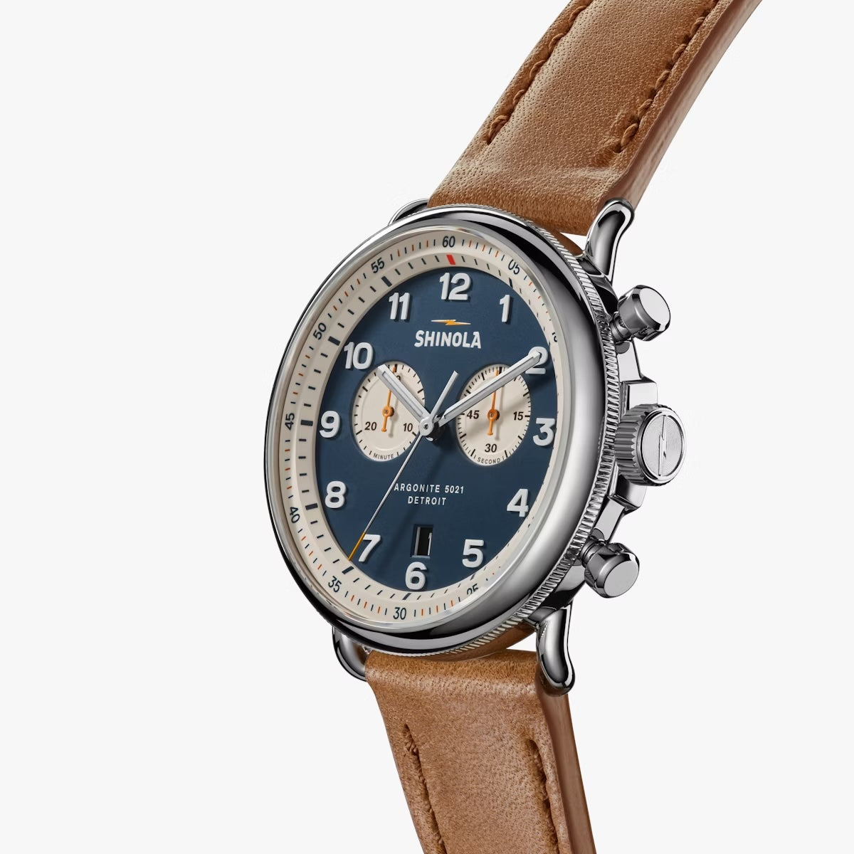 Shinola | The Canfield 43mm 2-Eye Chrono Watch – LAPIS