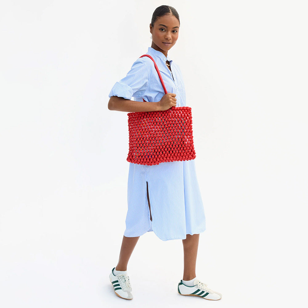 Sandy Tote, Bright Poppy