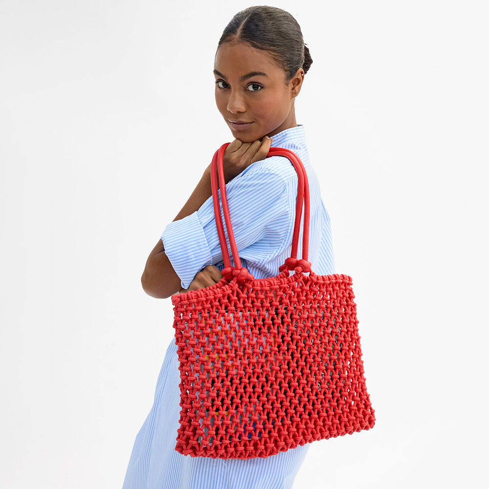 Sandy Tote, Bright Poppy