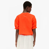 Short Sleeve Oversized Sweatshirt, L'Orange