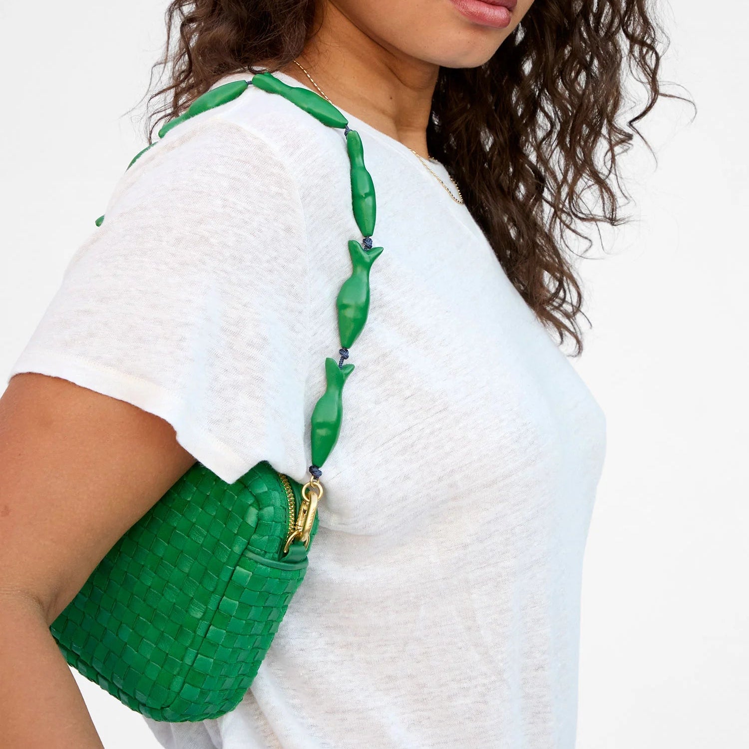 Shortie Strap, Emerald Sardine