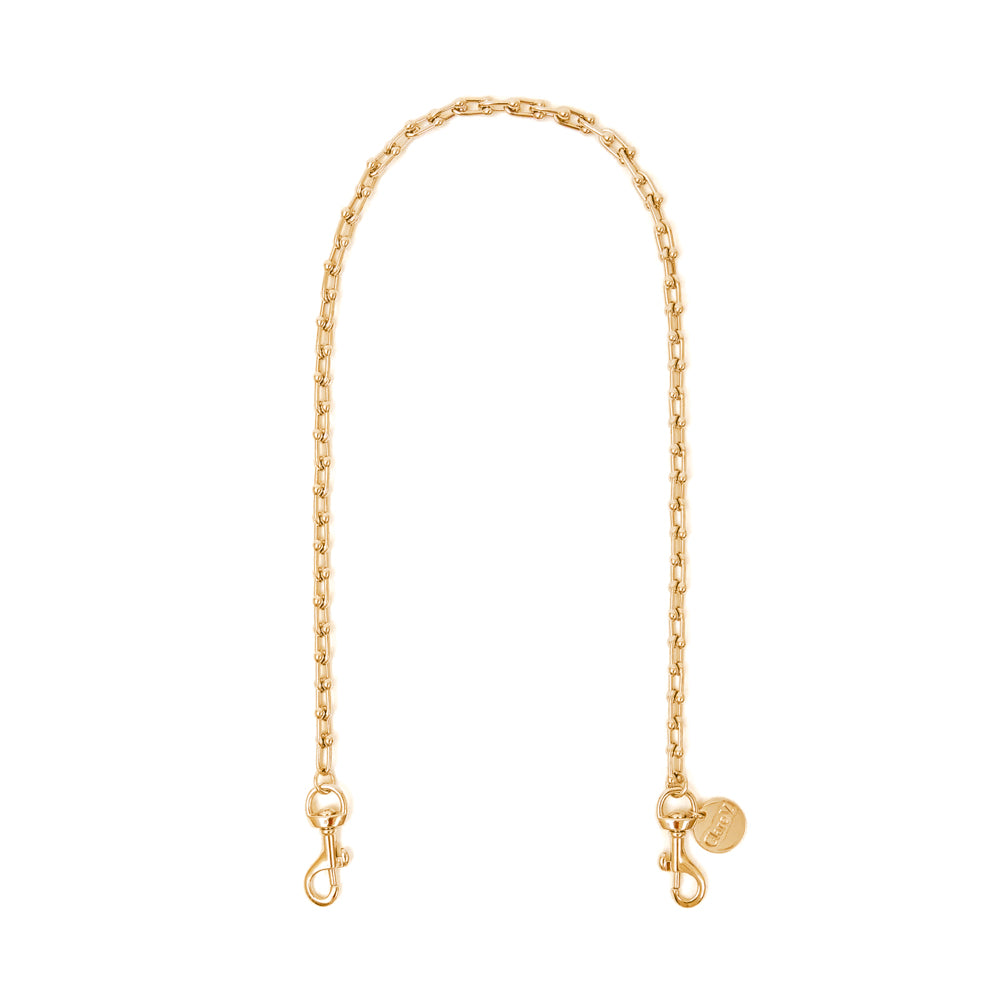 Shoulder Strap, Vintage Gold Horseshoe Chain
