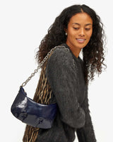 Mini Link Chain Shoulder Strap, Silver