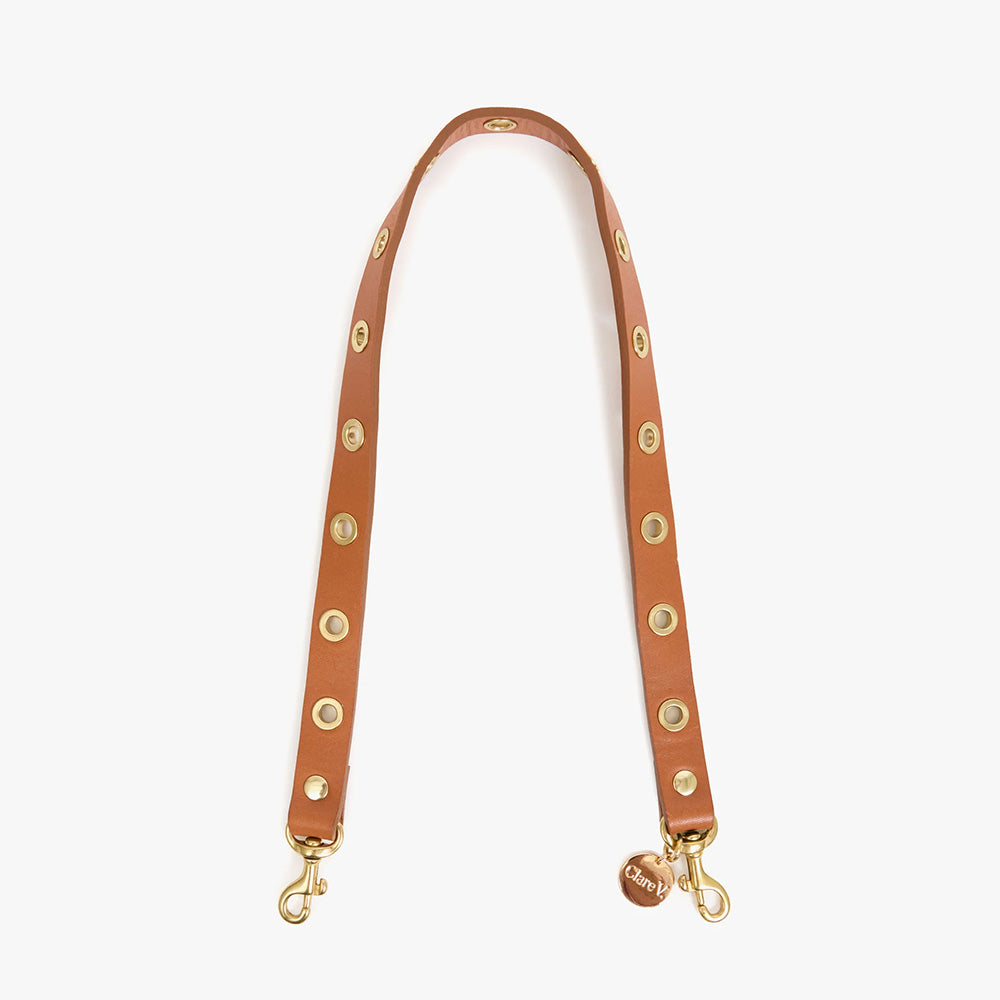 Shoulder Strap, Cuoio with Grommets