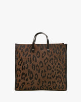 Simple Tote, Cocoa Pablo Cat Suede