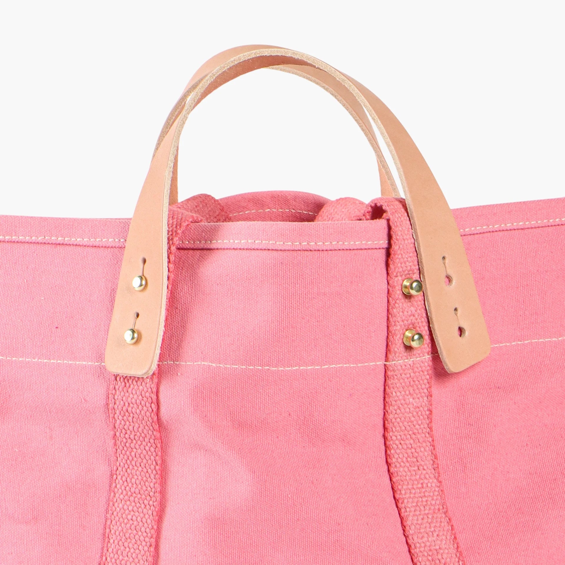 Small East West Tote, Flamingo