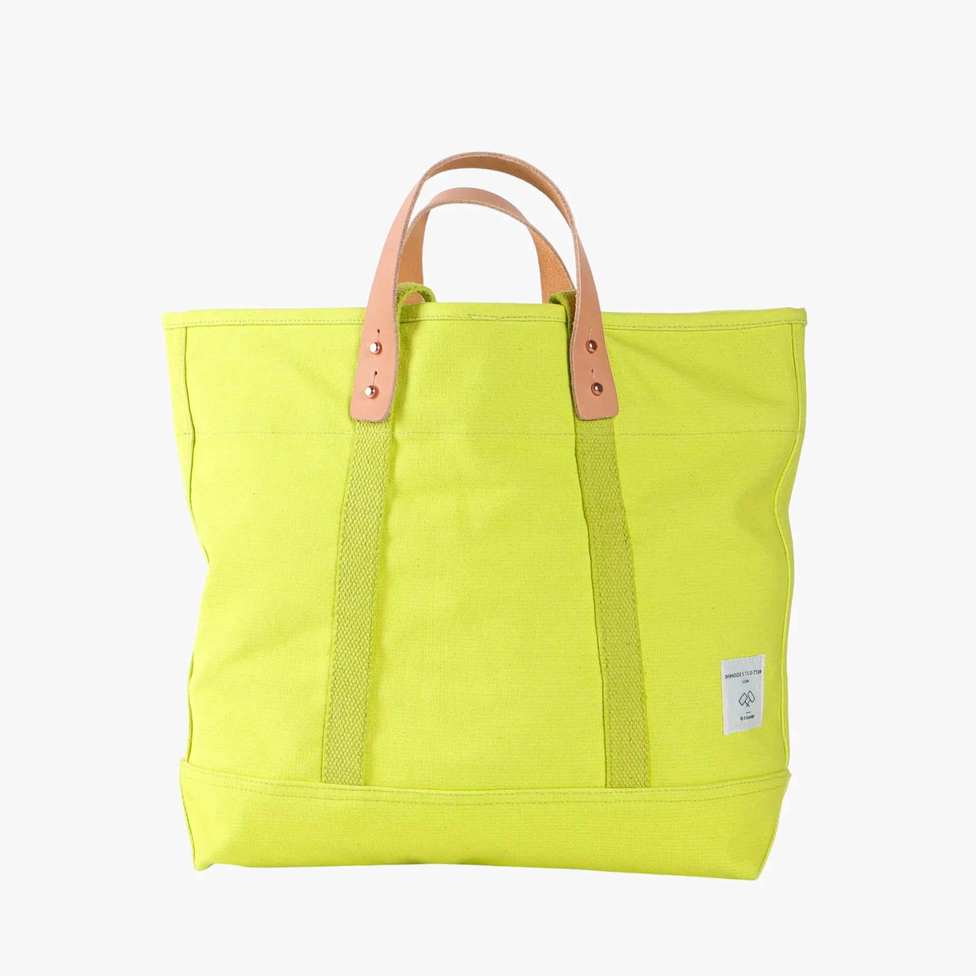 Small East West Tote, Lime