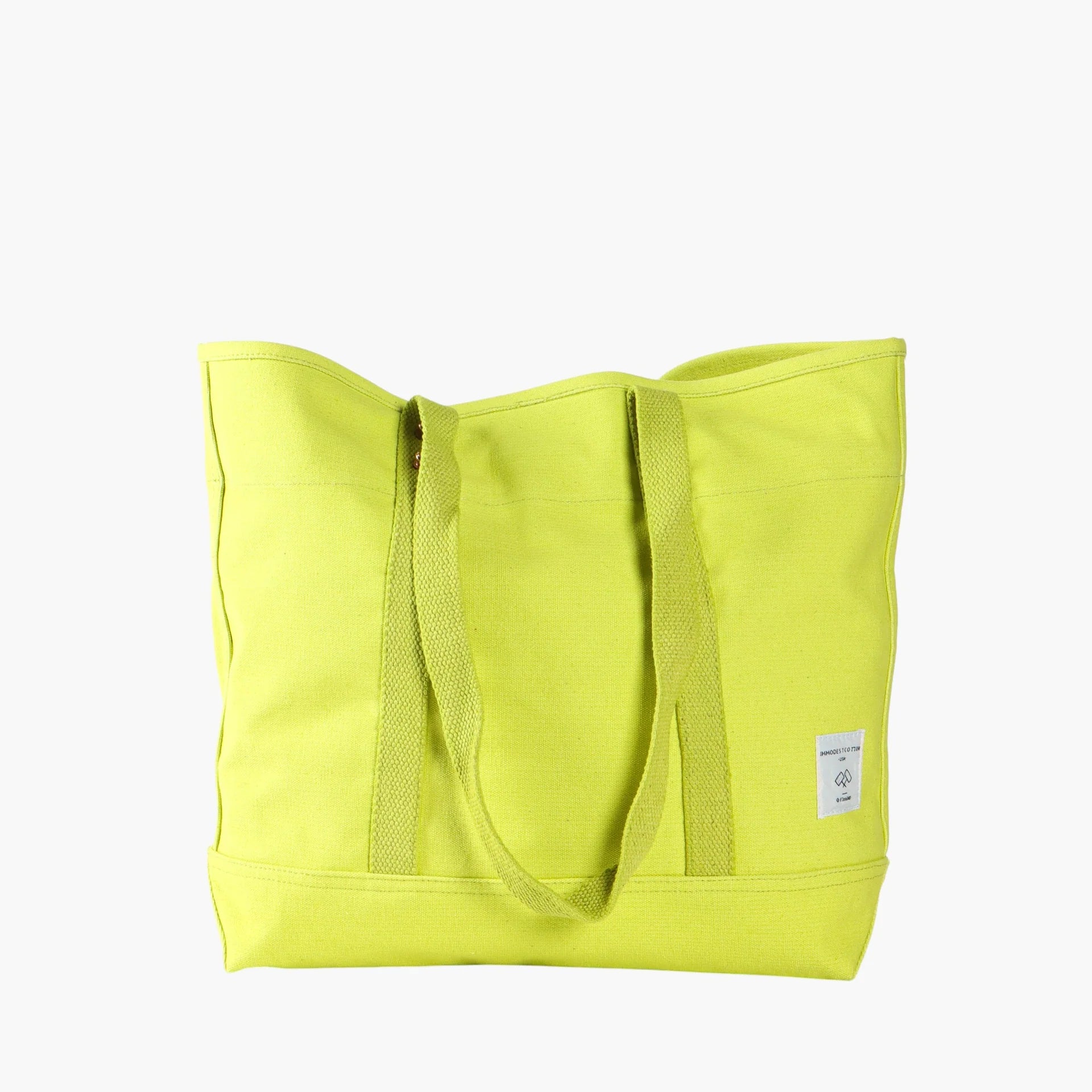 Small East West Tote, Lime