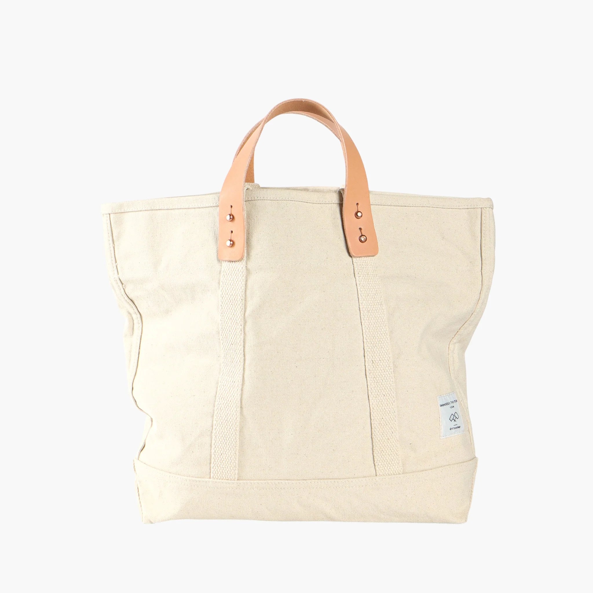 Small East West Tote, Natural