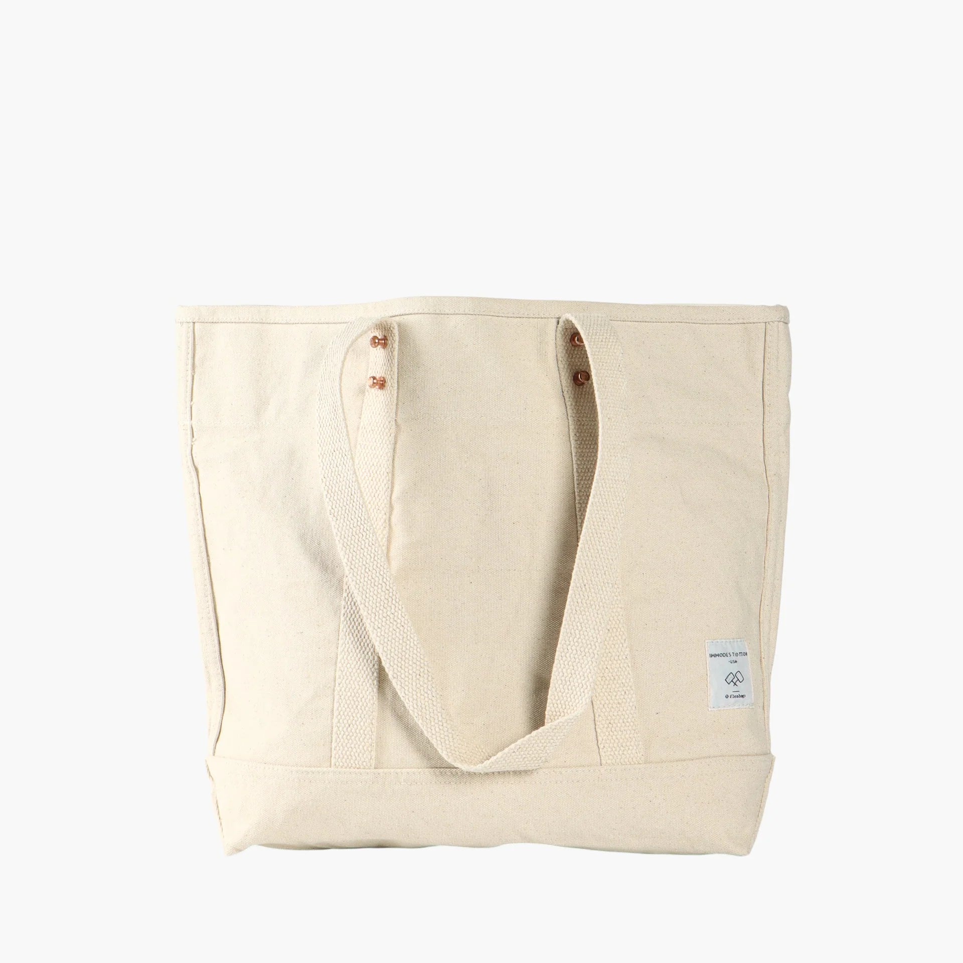 Small East West Tote, Natural