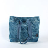 Immodest Cotton | Small East West Tote, Washed Denim