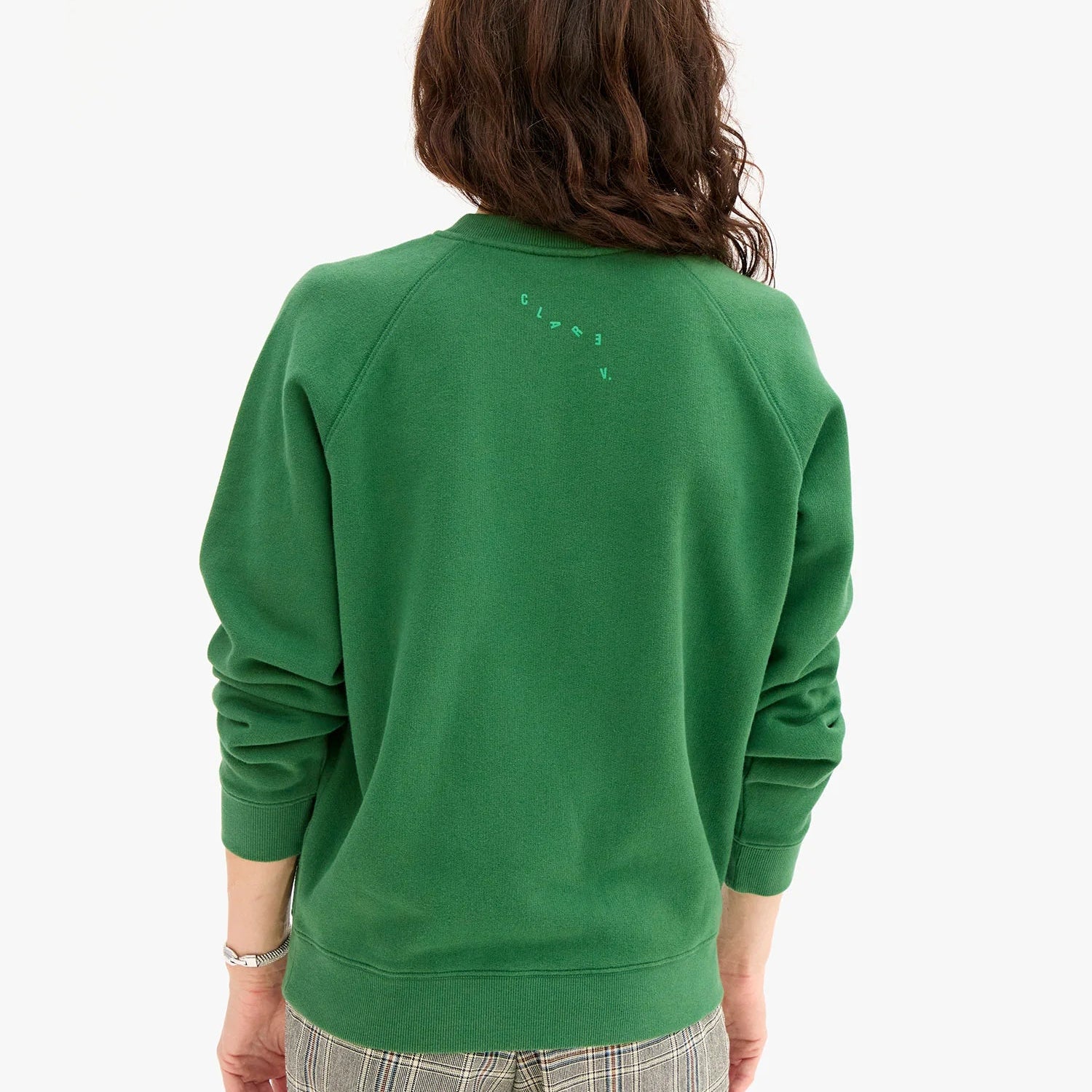 Sweatshirt, Evergreen Flocked Oui