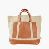 Editor Tote, Natural + Tan