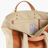 Editor Tote, Natural + Tan