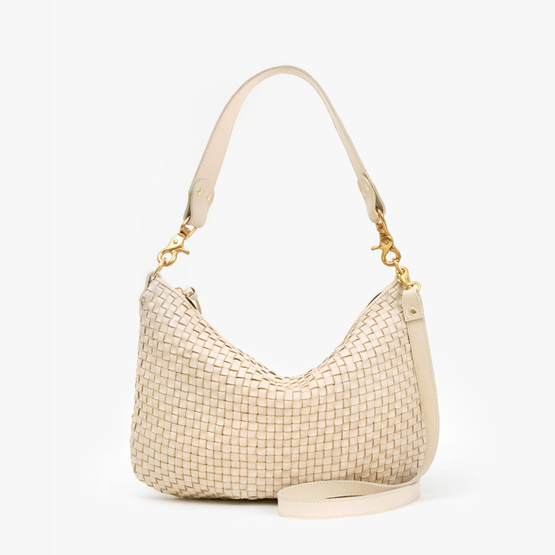 Moyen Messenger, Woven Checker Cream