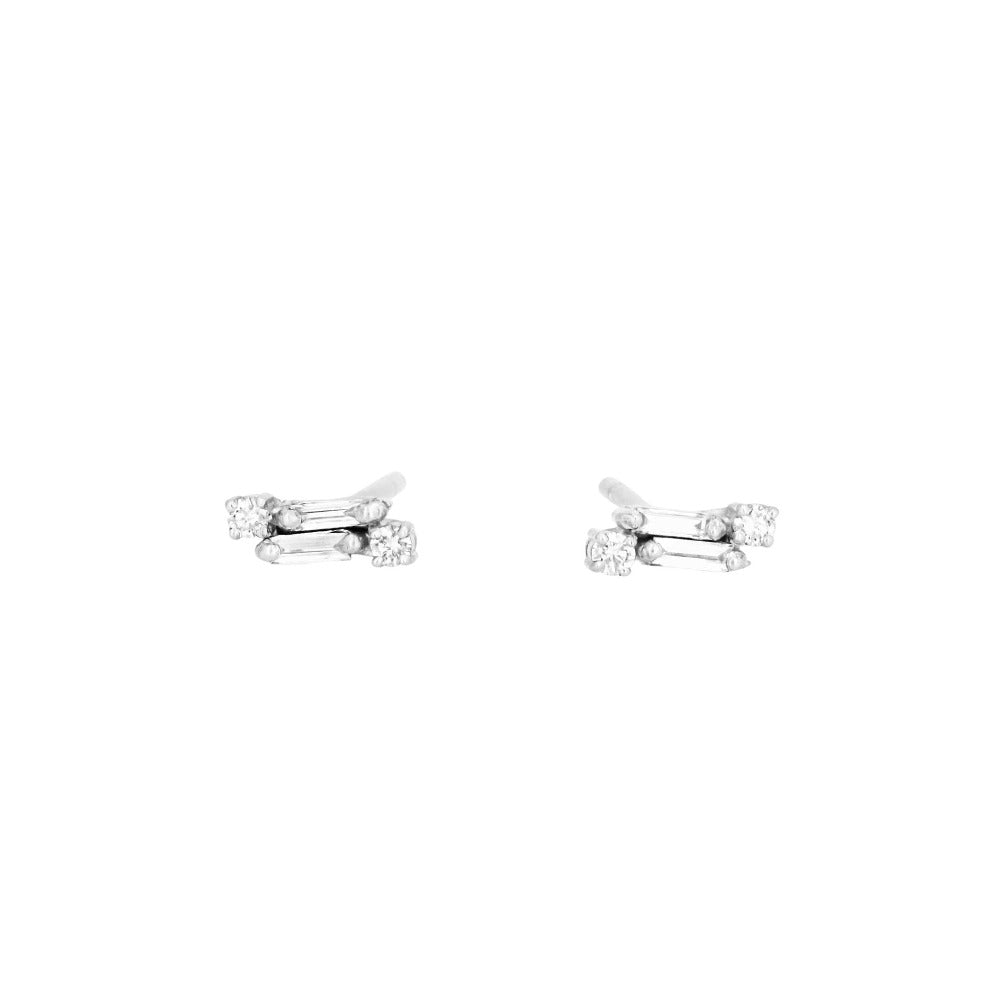 Suzanne Kalan | 18k Cali Fireworks Diamond Stud Earrings