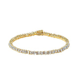 Suzanne Kalan | 18k Classic Mini Baguette Diamond Tennis Bracelet