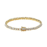 Suzanne Kalan | 18k Classic Mini Baguette Diamond Tennis Bracelet