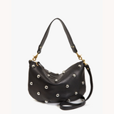 Moyen Messenger, Black Naturelle with Studs