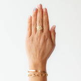 Flower Power Signet Ring