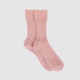 Ribbed Sparkle Socks, Pink