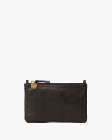 Wallet Clutch with Tabs, Black