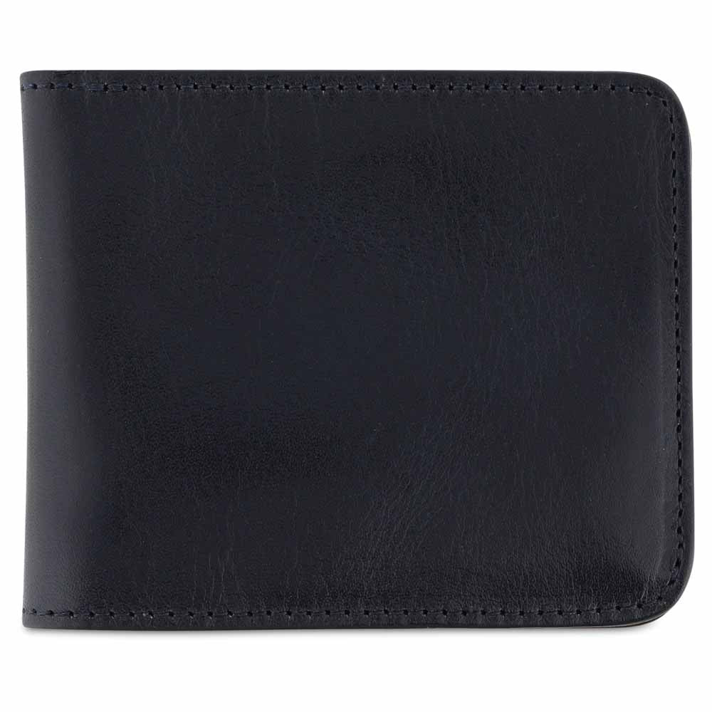 Billfold Wallet, Blue / Cognac