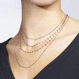 Gigi Supreme One Diamond Necklace, Quartz