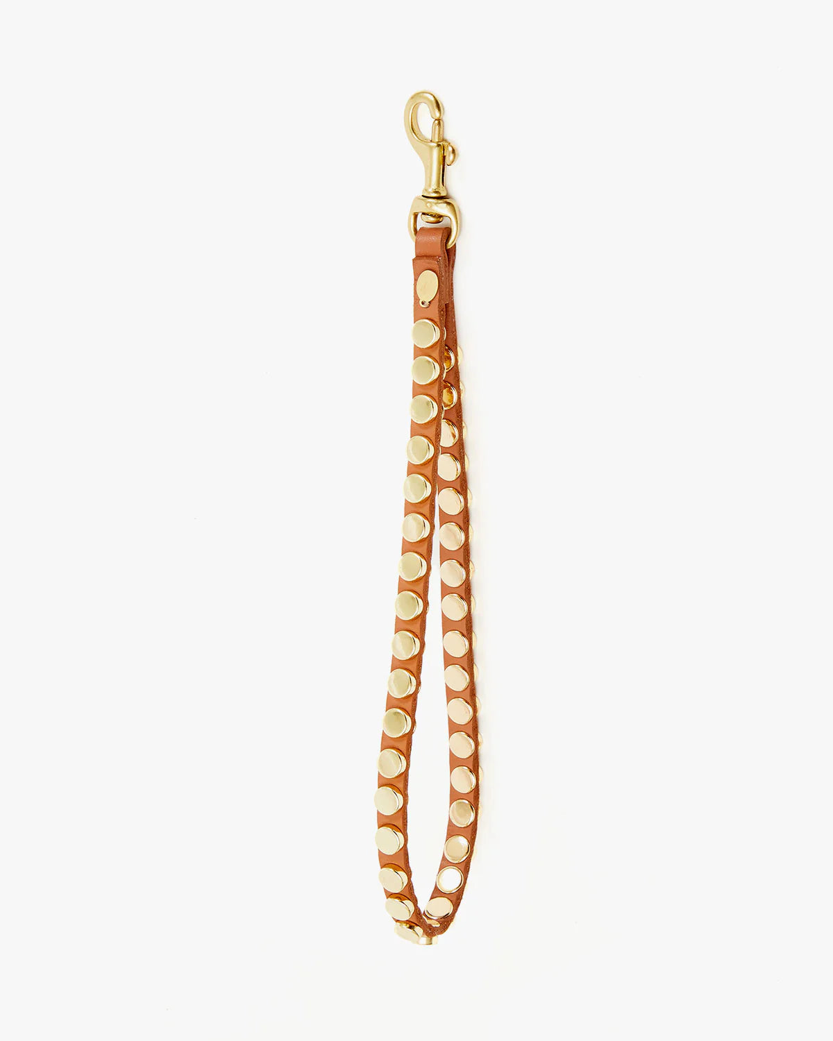 Wristlet Strap, Cuoio with Studs - Clare V.