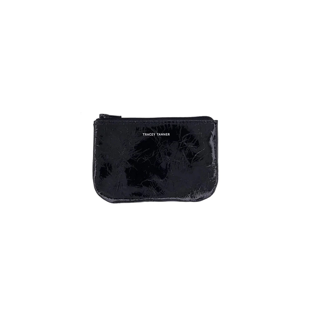 Tracey Tanner | X Small Zip Pouch, Foil Black