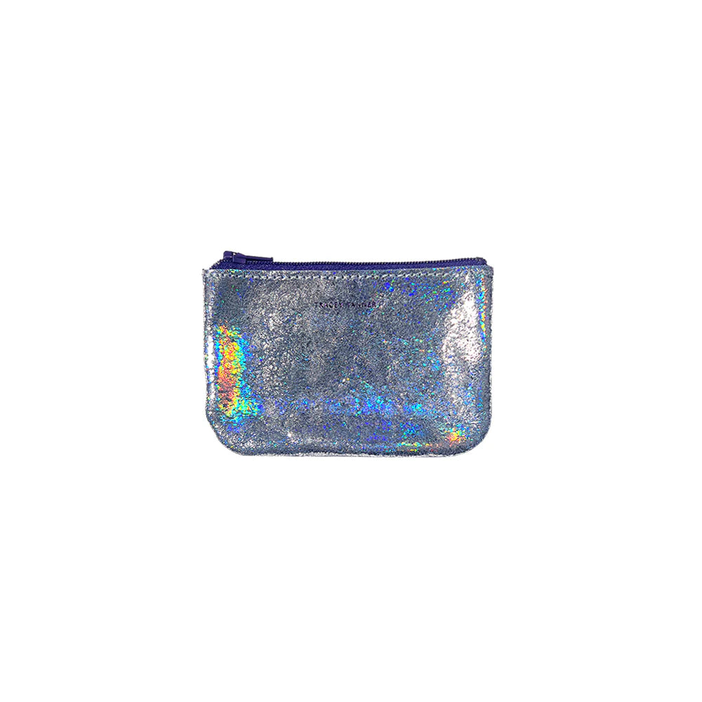 Tracey Tanner | X Small Zip Pouch, Sky Distress Hologram