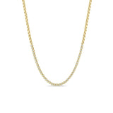 Zoe Chicco | Small Diamond Bezel Tennis Segment Necklace on Box Chain