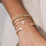 Zoe Chicco | Large Puffed Mariner Bracelet