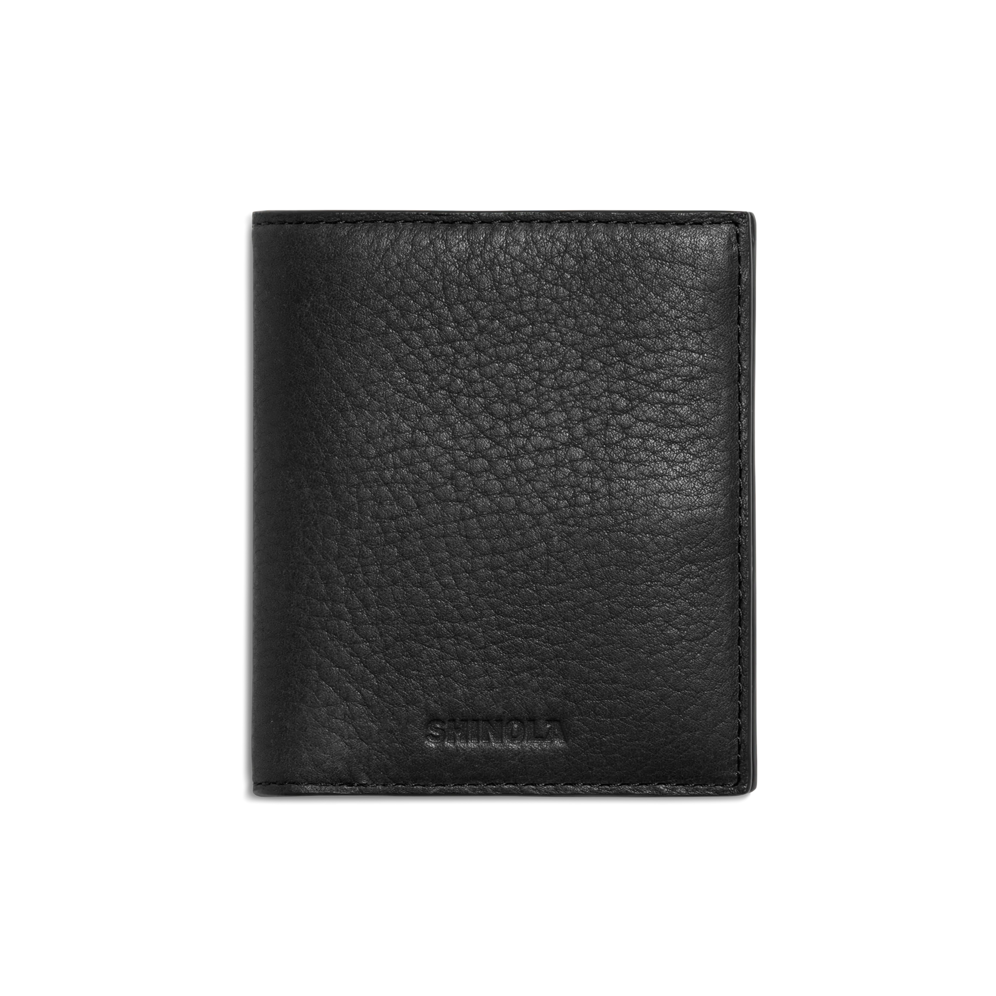 Shinola | Coin Bifold Leather Wallet, Black