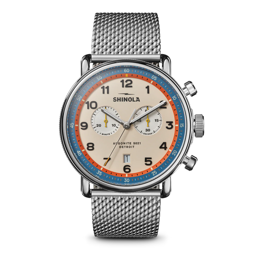 43mm Canfield Two-Eye Chrono Model C56 Watch
