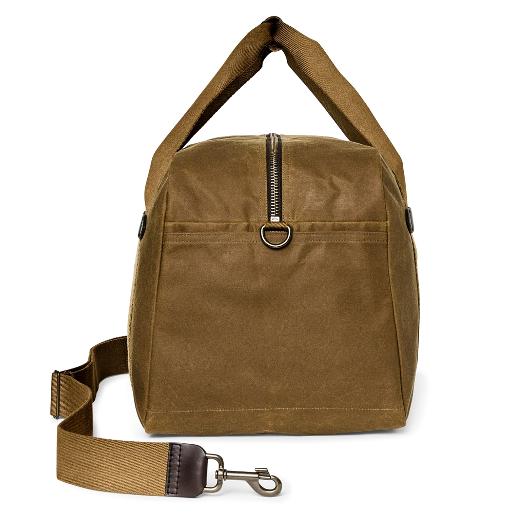 Medium Tin Cloth Duffle Bag, Dark Tan