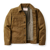 Tin Cloth Short Lined Cruiser Jacket, Dark Tan